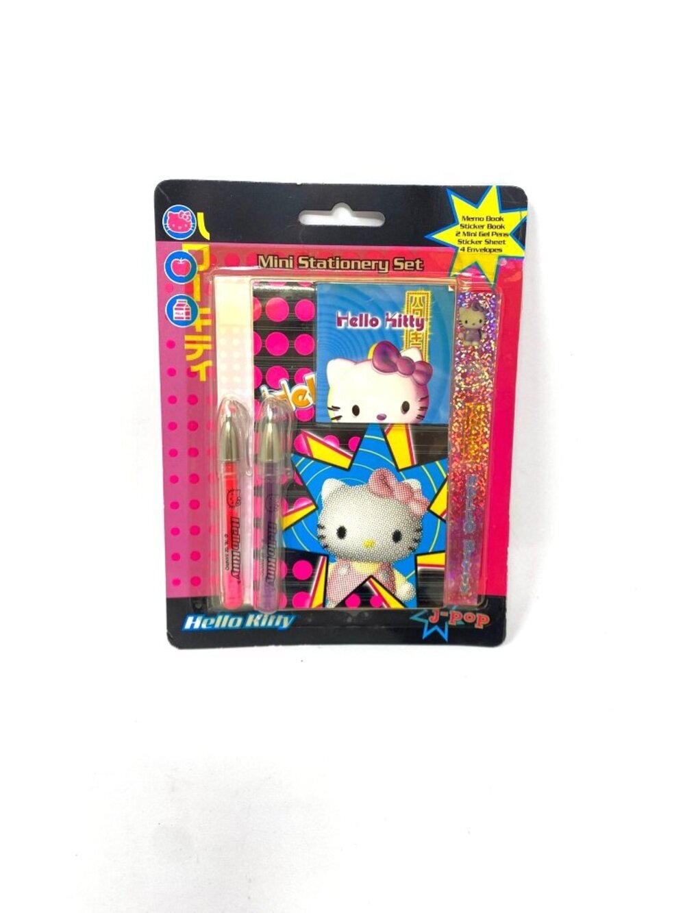 Vintage Target Sanrio Hello Kitty J-Pop Stationery Set Retro Look